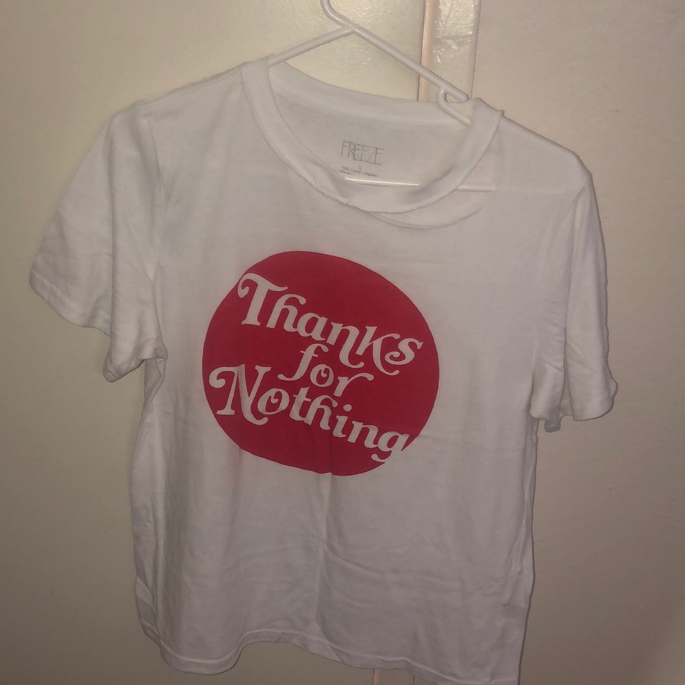 T-shirt with cut neck